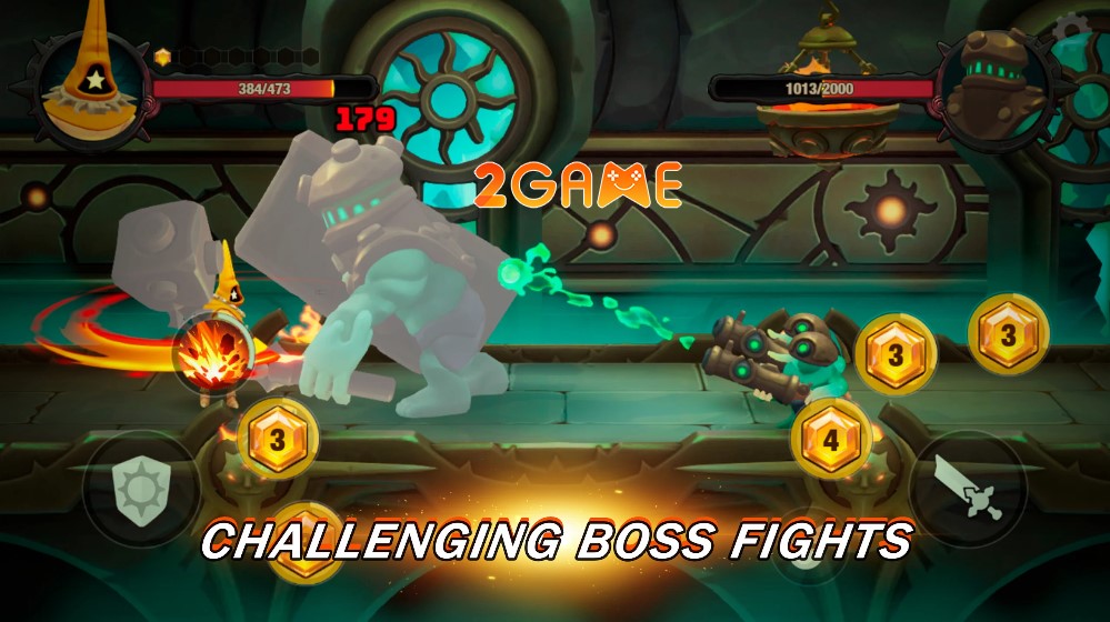 Đại chiến đủ loại boss trong game Evillium: Hit & Run