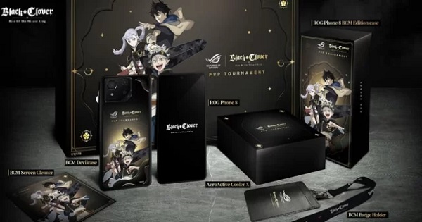 ROG hợp tác với Black Clover M: Rise of the Wizard King cho ra mắt chiếc điện thoại phiên bản giới hạn