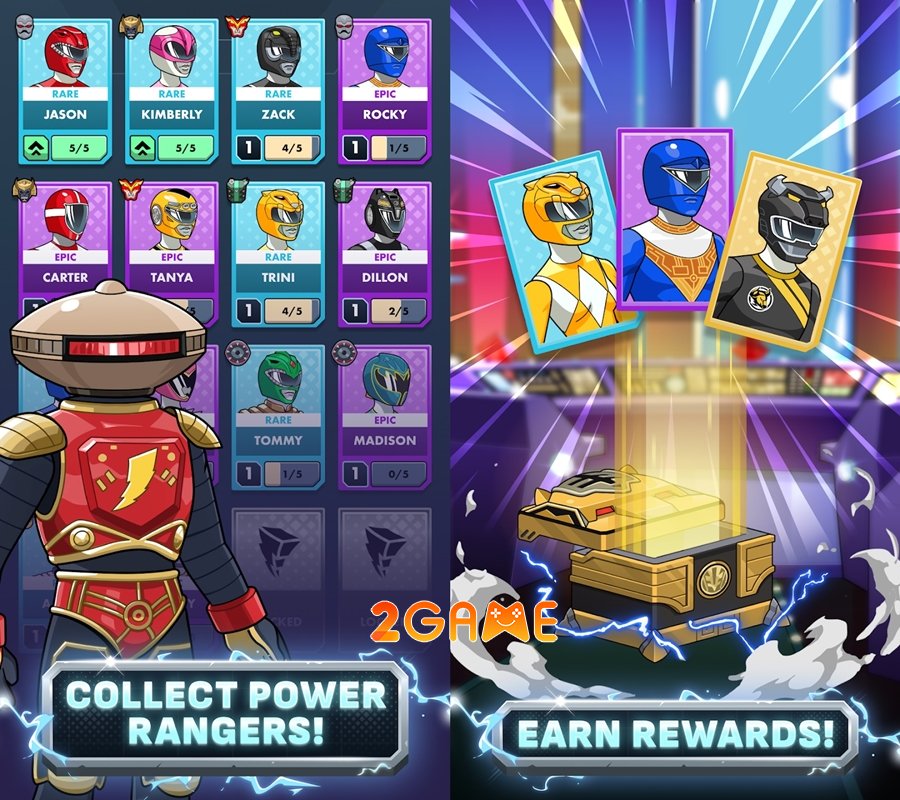 Power Rangers: Mighty Force – Xây dựng đội hình và chiến đấu với lực lượng của Rita Repulsa Power-rangers-mighty-force-ios-android-2