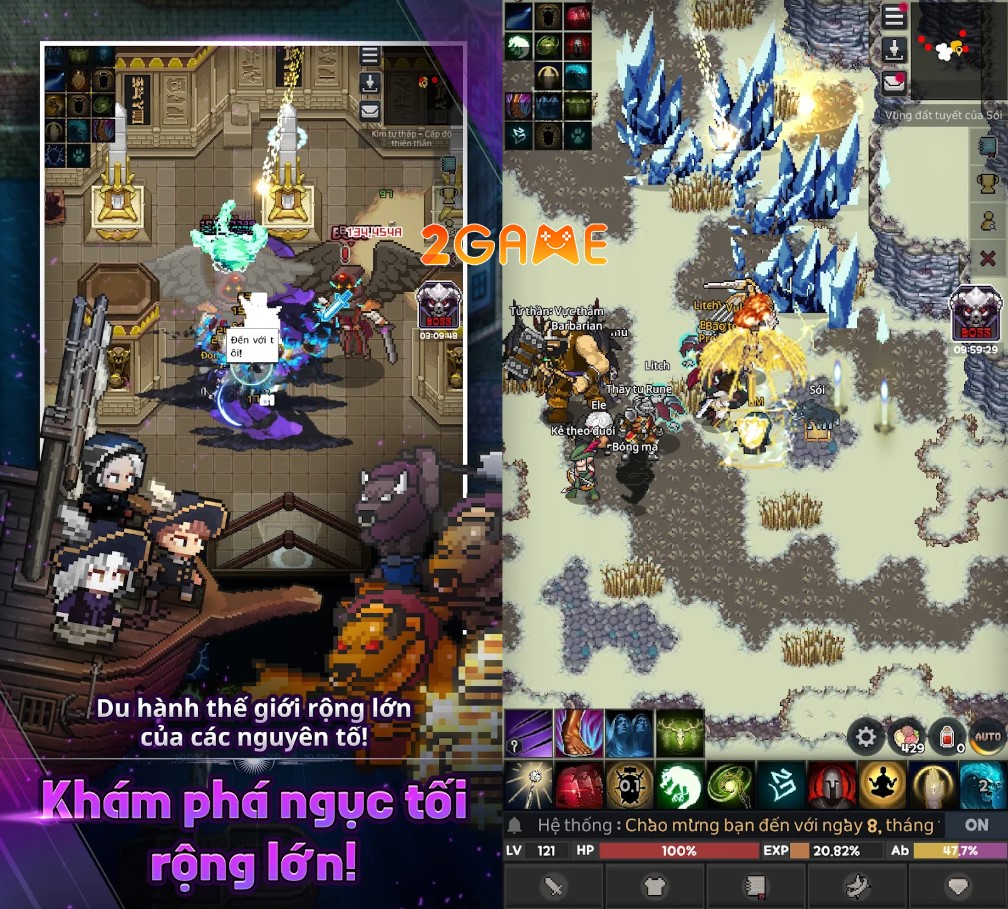 Elemental: 2D MMORPG – Game pixel có đông đảo game thủ Việt Nam trải nghiệm ELEMENTAL-MMORPG-2D-3