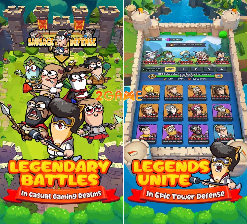 thành - Sausage Tower Defense – Game thủ thành cùng với… xúc xích Sausage-Tower-Defense-2