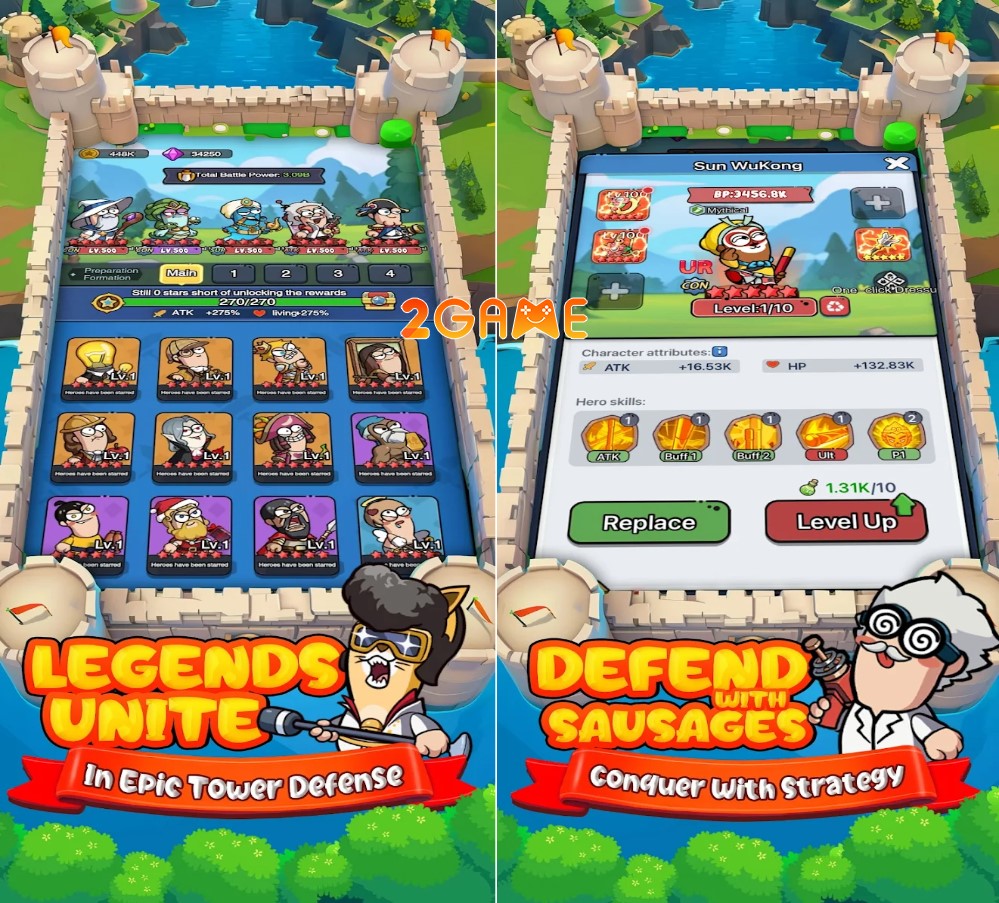 cung - Sausage Tower Defense – Game thủ thành cùng với… xúc xích Sausage-Tower-Defense-4