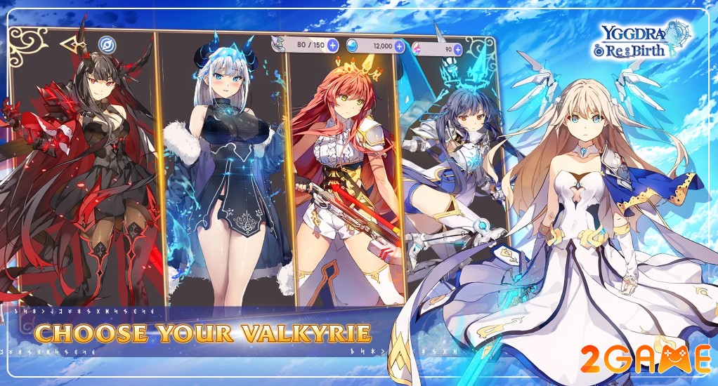 Gặp gỡ các Valkyries xinh đẹp trong game YGGDRA Re:birth SEA