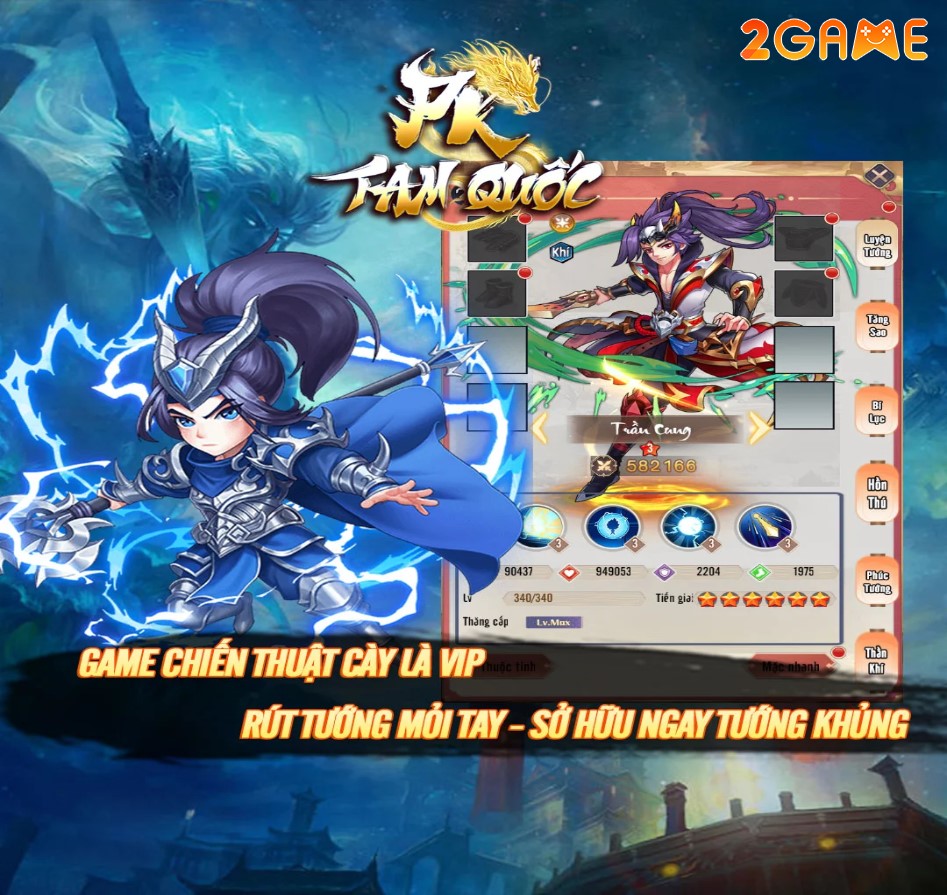 Tạo hình ngộ nghĩnh của các nhân vật Tam Quốc trong game PK Tam Quốc Mobile