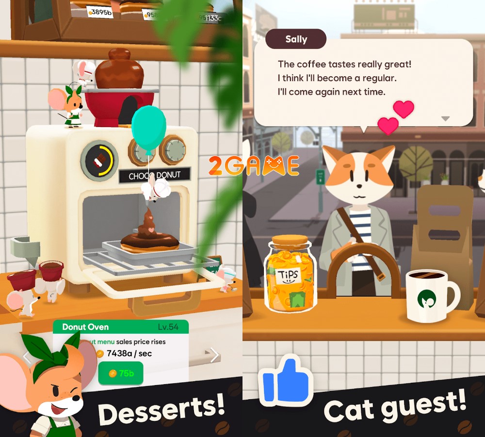 Tiny Cafe: Cooking Game – Thư giãn cùng quán cà phê chữa lành tâm hồn