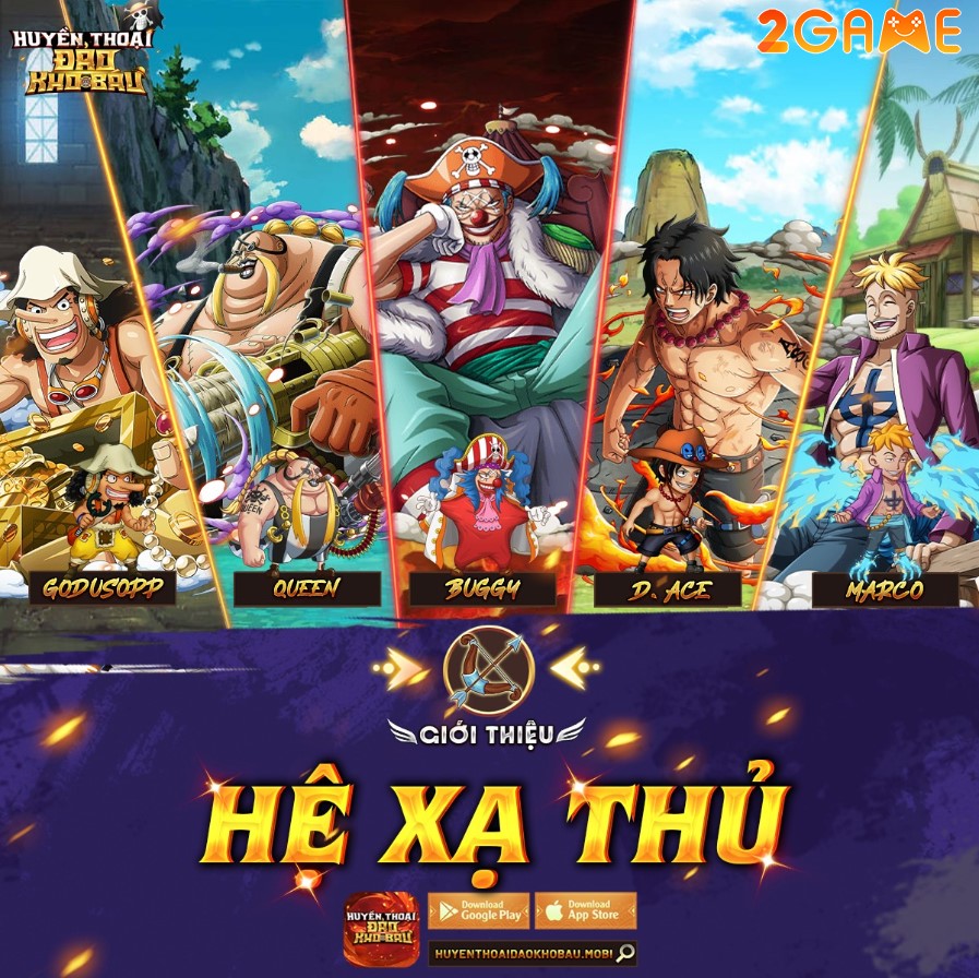 Huyền Thoại Đảo Kho Báu Game chiến thuật với 4 vai trò khác nhau