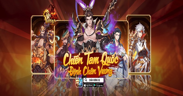 Chân Vương 3Q game nhập vai đấu tướng với nhiều cải tiến sắp ra mắt game thủ Việt