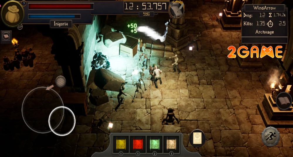 game nhập vai hành động sinh tồn Afar : Necromancers Dungeon