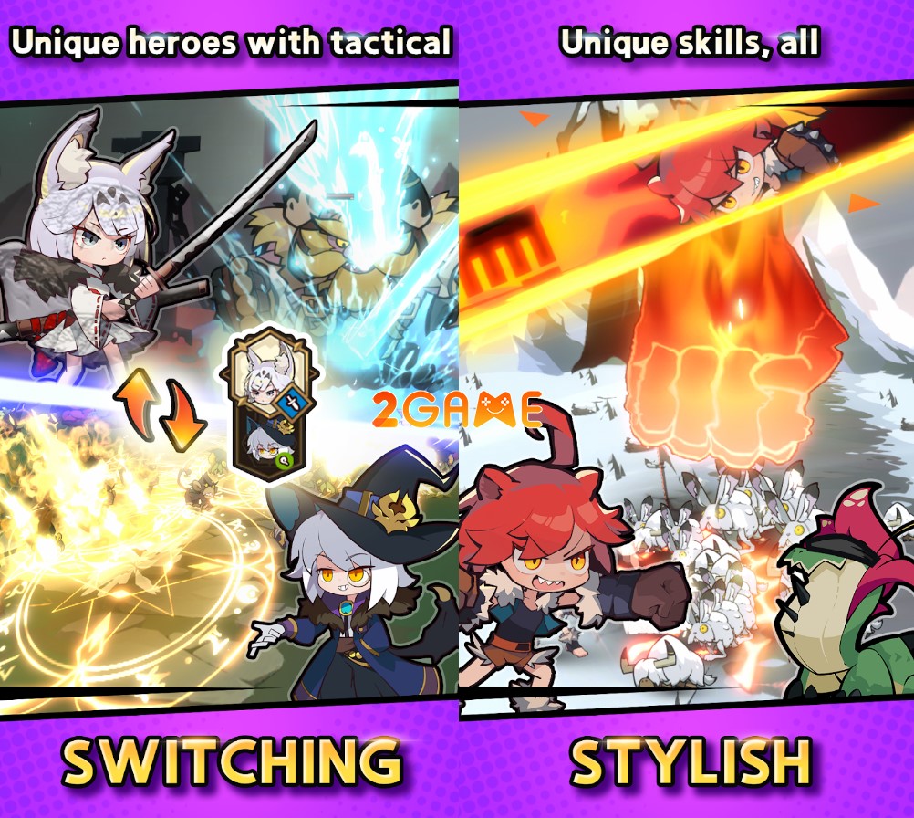 Switching Heroes: Idle RPG game nhập vai nhàn rỗi