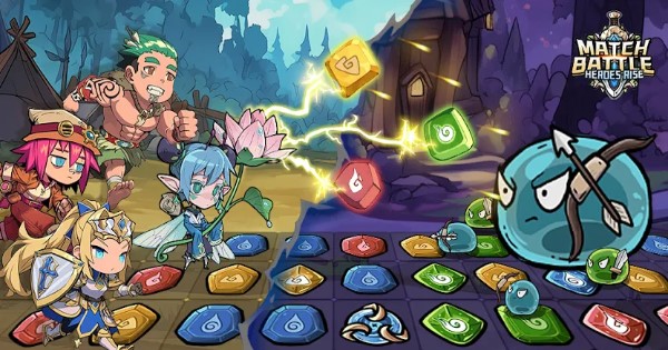 Match Battle: Heroes Rise – Đại chiến match-3 trong thế giới giả tưởng