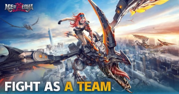 Đại chiến khủng long máy móc trong game Age of Mecha: Survival