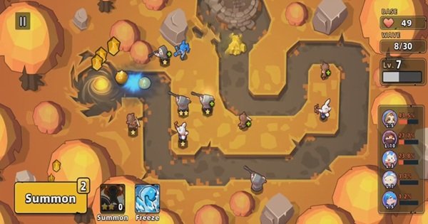 Cat Rush: Tower Defense – Cuộc phiêu lưu chiến thuật sáng tạo