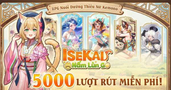 Isekai: Nấm Lùn Go! – Tựa Game slow-life Dị Giới chính thức ra mắt tại Việt Nam ngày 14/08
