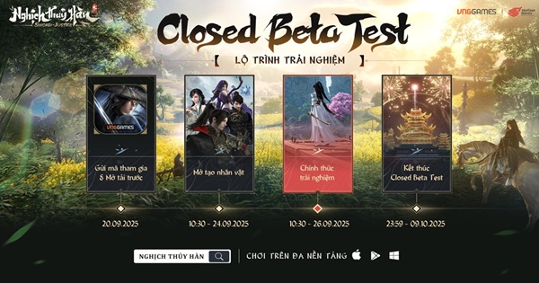 Bom tấn Nghịch Thuỷ Hàn sắp “nổ” – Tham gia ngay để nhận key test CBT số lượng có hạn
