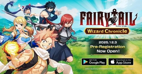 FAIRY TAIL: Wizard Chronicle – Game idle RPG casual chính thức “hạ cánh” ngày 3 tháng 12