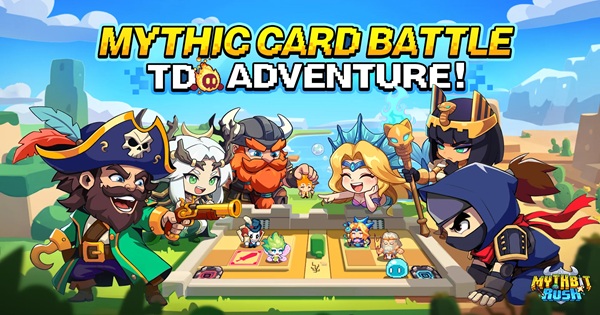MythBit Rush kết hợp phòng thủ tháp, chiến thuật thẻ bài và PVP thời gian thực