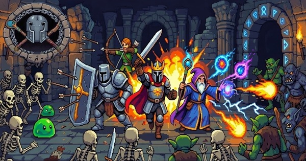 Dungeon Warlord: Pixel RPG mở ra trước mắt một cuộc phiêu lưu pixel 2D đầy kịch tính