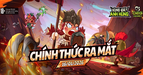 Vùng Đất Anh Hùng – OEG mở ra một chân trời tự do trên nền tảng mobile