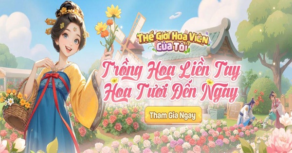 Thế Giới Hoa Viên Của Tôi – Khu vườn riêng tư nơi tâm hồn được chữa lành