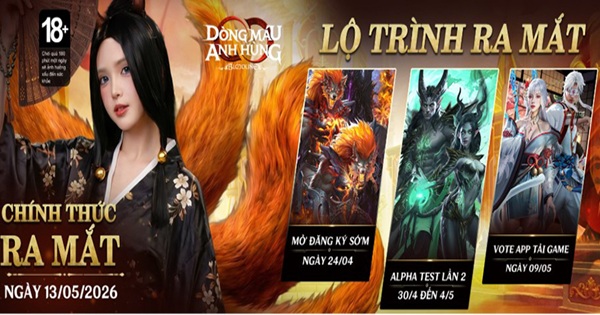 Siêu phẩm Bloodline: Dòng Máu Anh Hùng khiến game thủ Việt tự hào khi đưa Lạc Long Quân và Âu Cơ vào game