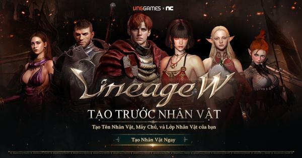 Lineage W mở chức năng tạo trước nhân vật, cơ hội đặt chỗ cho các bang hội là đây!