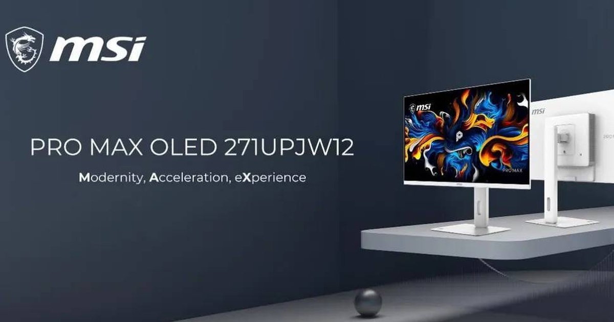 Màn hình OLED in phun đầu tiên chuẩn bị đến tay người dùng, MSI hé lộ mẫu 4K 27 inch mới