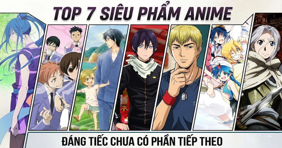 7 anime hay nhưng đáng tiếc chưa có phần tiếp theo