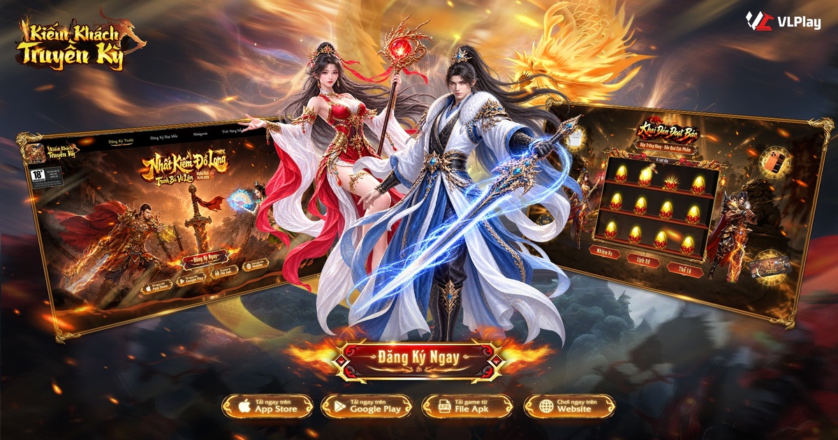 Kiếm Khách Truyền Kỳ mở đăng ký trước, đưa game thủ trở lại thời hoàng kim MMORPG game net