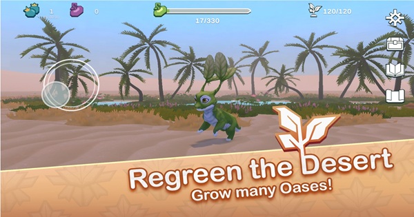 Tiny Leaves – Cùng Rồng Cây Nhỏ “Phủ Xanh” Sa Mạc Cổ Trong Tựa Game Chữa Lành Đầy Mê Hoặc