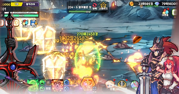 Blade & Shield Girl: Idle RPG – Các “Waifu” Cầm Kiếm Và Khiên Càn Quét Ma Vương