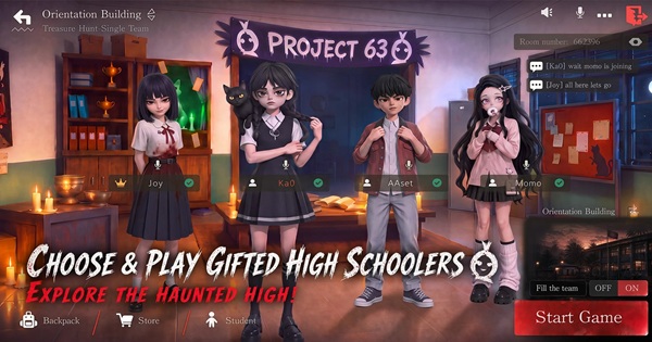 Project63 – Game sinh tồn “săn ma trường học” vừa kinh dị vừa hài hước