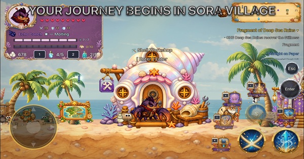 Shell Heroes: Awesome Island – Game pixel 2D khiến game thủ “mê” ngay giây đầu