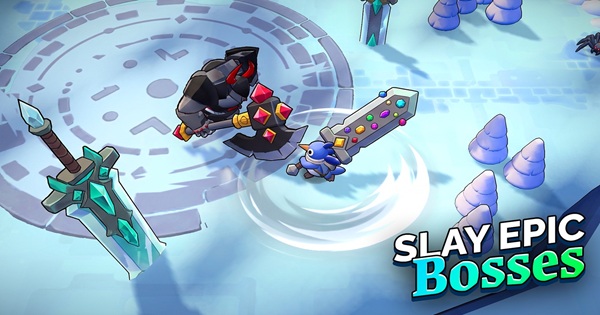 Ravenblade – Game đốn củi, đập đá để đánh bại siêu Boss