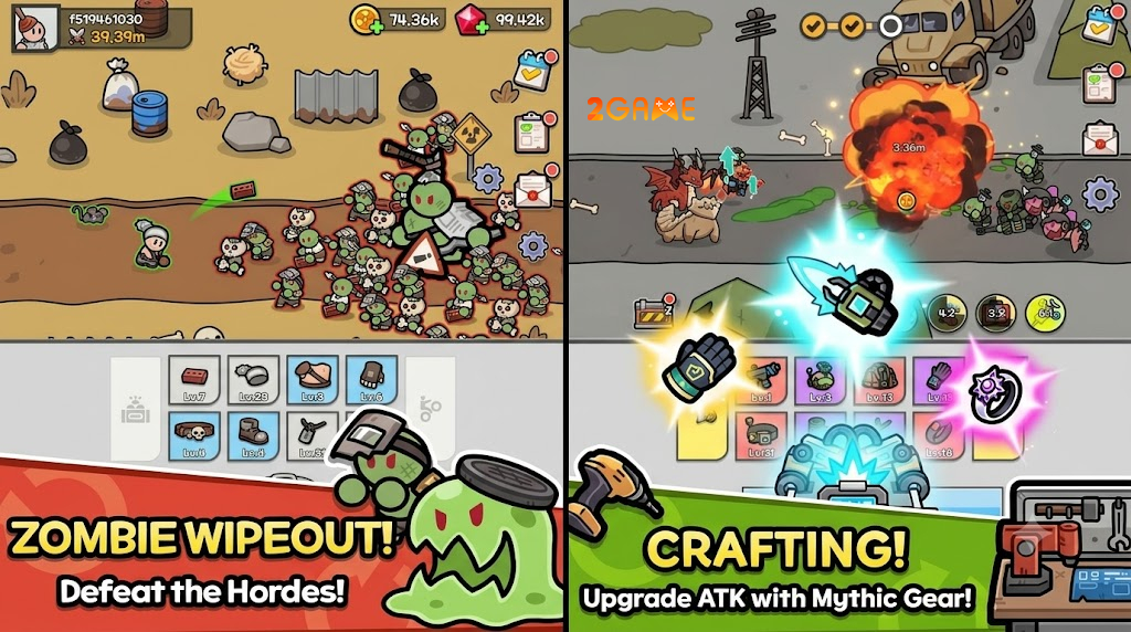 Junk Hero – Game RPG nhàn rỗi biến phế liệu thành vũ khí trên mobile
