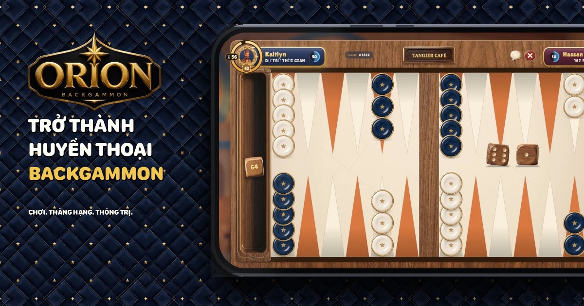Orion Backgammon giải quyết nỗi lo xúc xắc thiếu công bằng bằng công nghệ xác minh