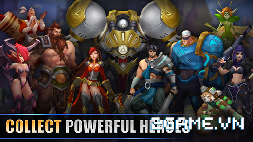 Alliance: Heroes of the Spire - gMO nhập vai đánh theo lượt sở hữu số lượng heroes khủng 1