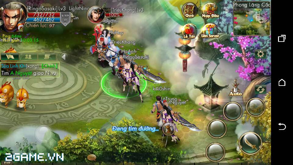 Rất nhiều fan game MU Online và VLTK đổ xô vào chơi Kiếm Tung mobile