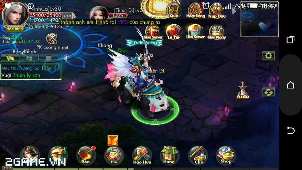 Rất nhiều fan game MU Online và VLTK đổ xô vào chơi Kiếm Tung mobile