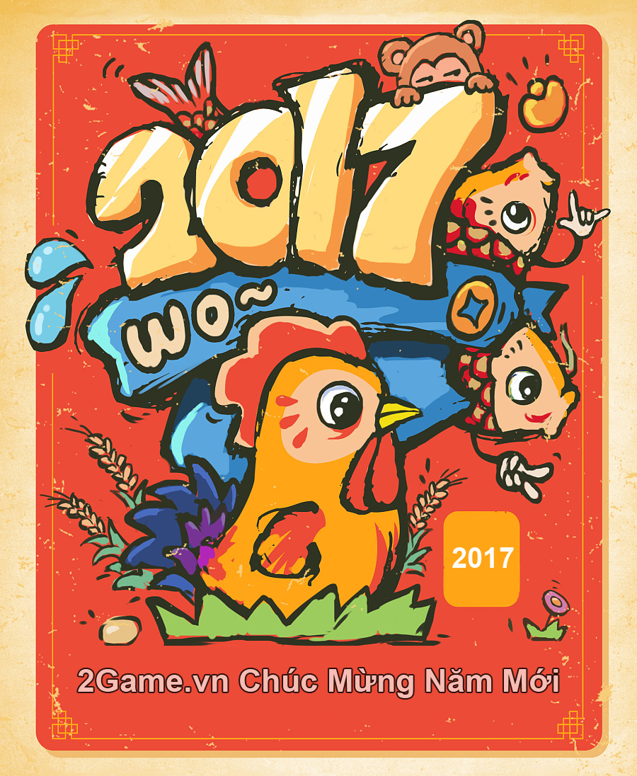 2Game chức mừng bạn đọc năm mới 2017 Đinh Dậu