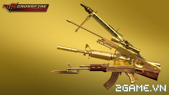 Crossfire Legends – Giới thiệu dòng súng “gold” siêu hiếm, chỉ VIP mới được trải nghiệm