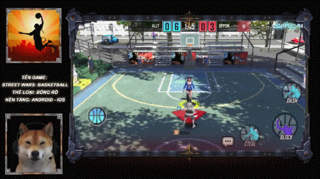 Street War: Basketball – Game bóng rổ hay ho trên di động