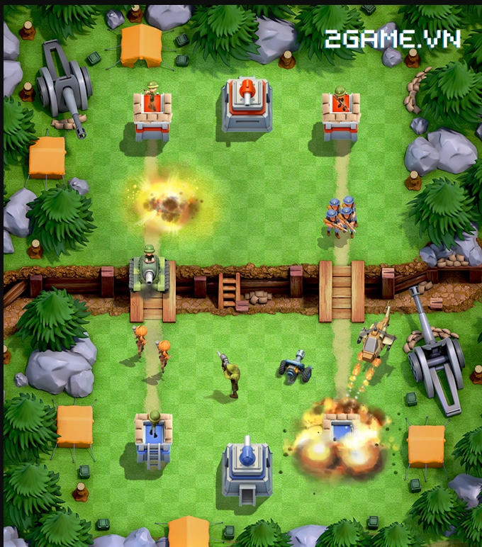 Boom Force: War Game – Thêm một tựa game mobile có lối chơi giống Clash Royale nữa