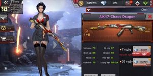 Crossfire Legends – Giá ngon mỗi ngày (14.07): AK47-Chaos Dragon giảm giá chỉ còn 50 gem, duy nhất hôm nay
