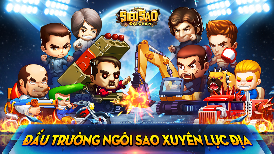 Game mobile Siêu Sao Đại Chiến ấn định ngày ra mắt tại Việt Nam