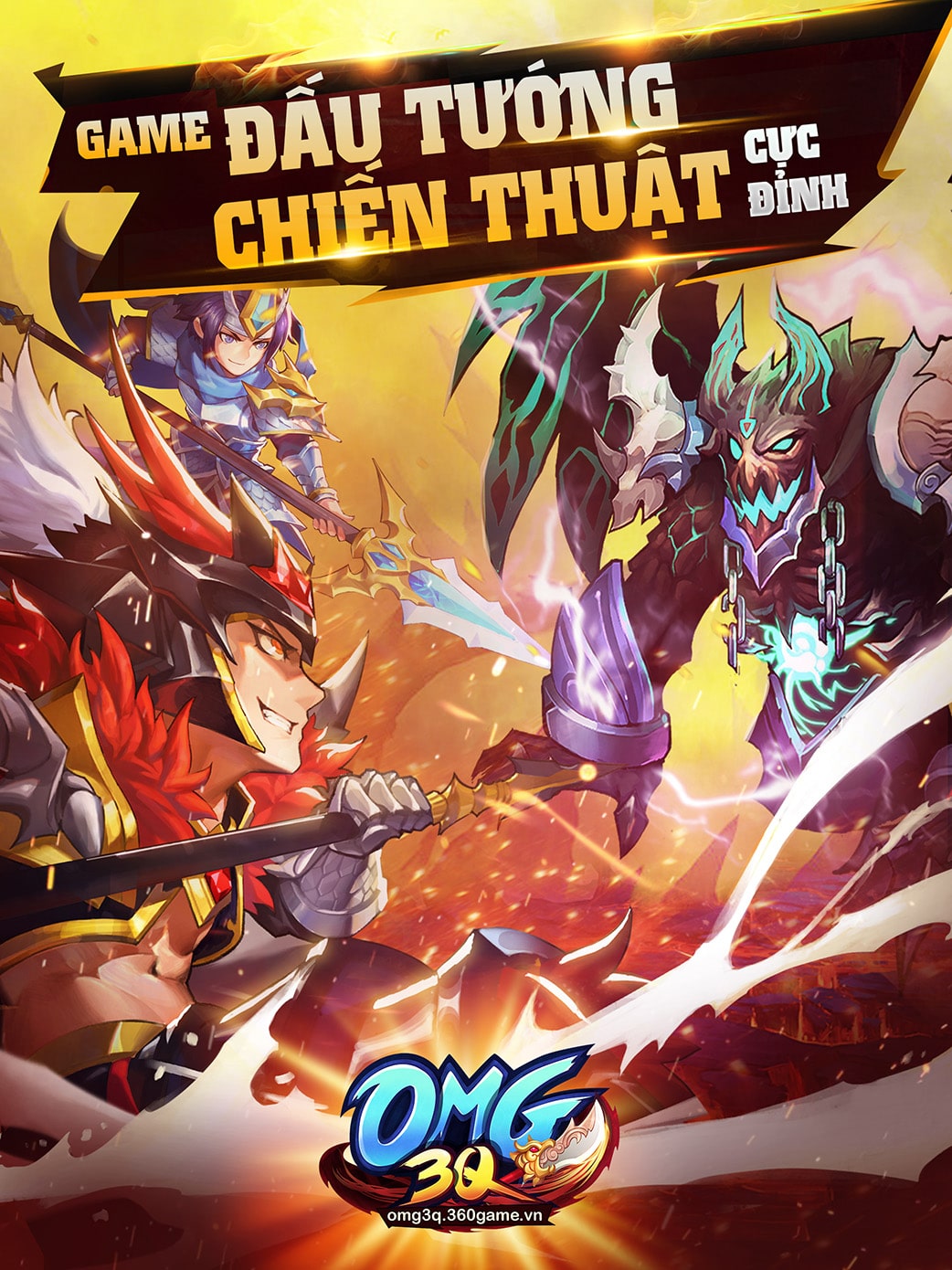 Game thẻ tướng OMG 3Q ấn định ngày ra mắt tại Việt Nam