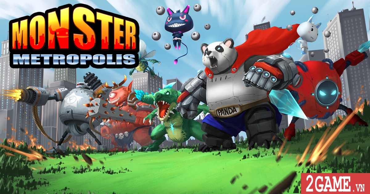 Monster Metropolis – Game chiến thuật kết hợp đấu thẻ tướng lấy bối cảnh Thành phố quái vật lạ lẫm