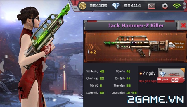 Crossfire Legends – Làm quen với Jackhammer-Z-Killer: Sát thủ diệt zombie