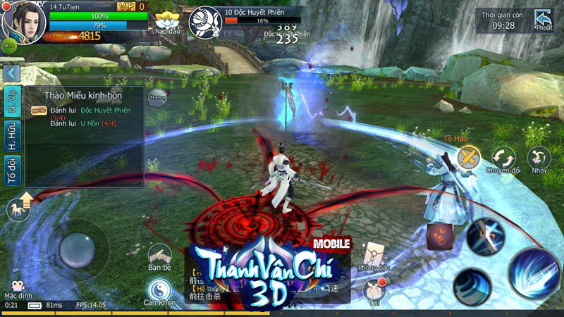Thanh Vân Chí 3D Mobile công bố ngày ra game tại Việt Nam