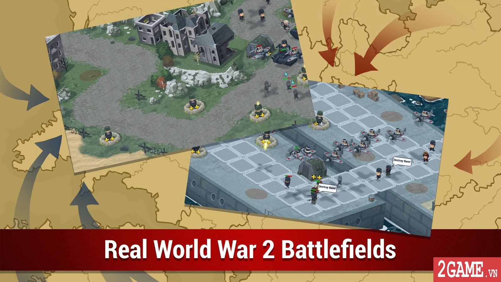 World War 2: Syndicate TD – Game bảo vệ cứ điểm có đồ họa và bối cảnh hết sức mới mẻ