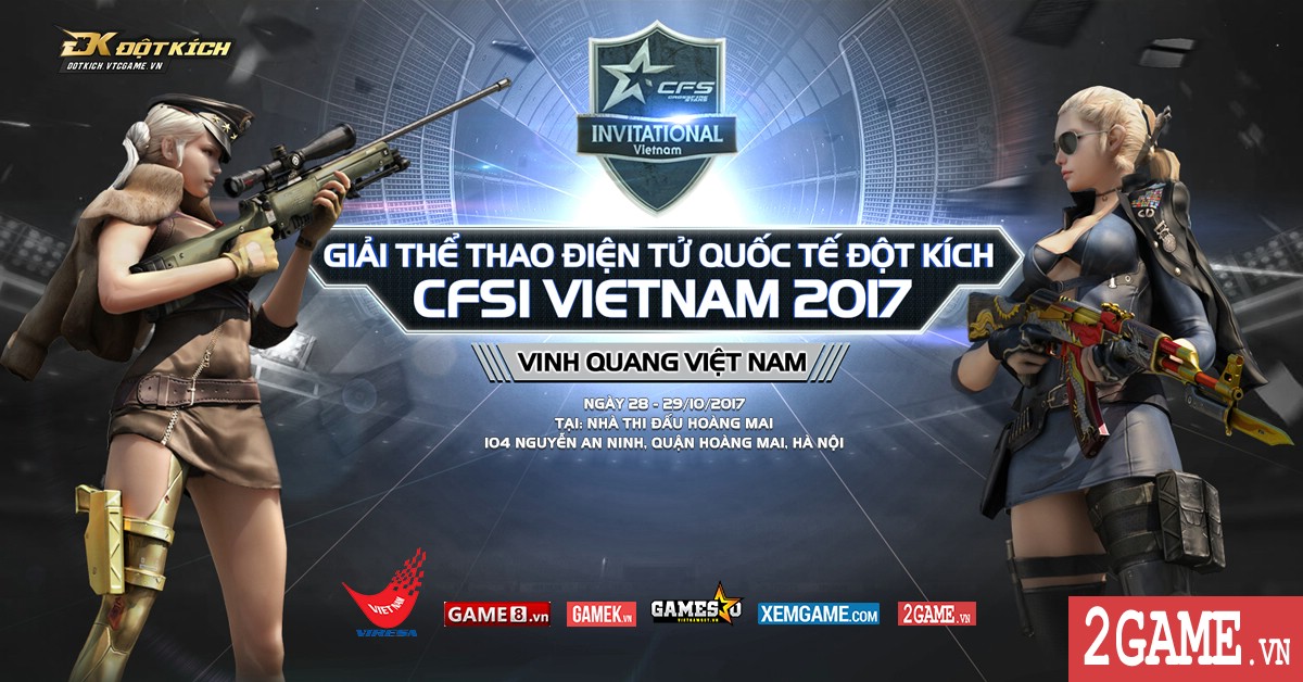 Ra mắt trailer chính thức giải đấu CFSI Việt Nam 2017